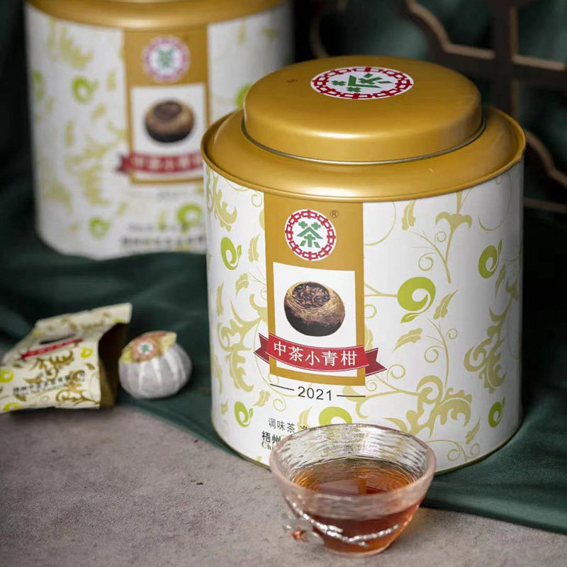 中茶小青柑300g陈皮2022中粮六堡茶 辰龙食品六堡茶
