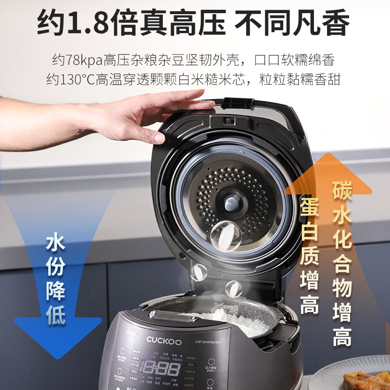 CUCKOO福库小晶贝电饭煲多功能IH家用智能高压力原装进口煮饭锅