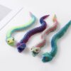3D printed snake joints, viper figure ornaments, simulated animal model, luminous children's birthday gift, can open mouth
