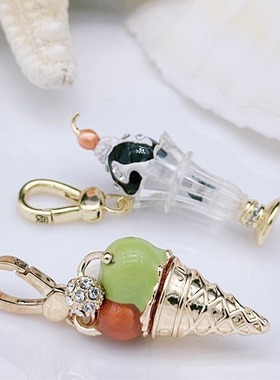 时尚可爱 杯子冰淇淋 甜筒冰淇淋  吊坠--J8006-J8089