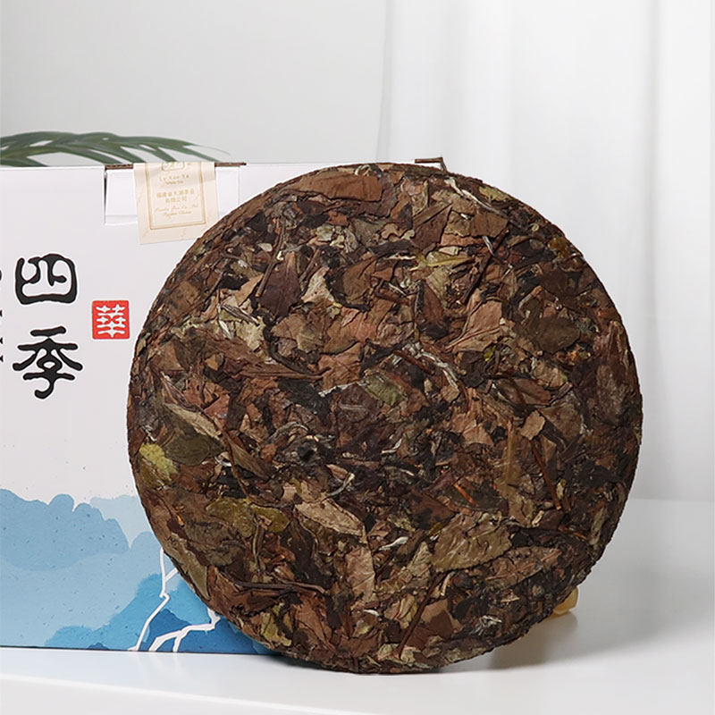 问叶福鼎白茶2015年高山寿眉老白茶饼四季华6饼提盒装