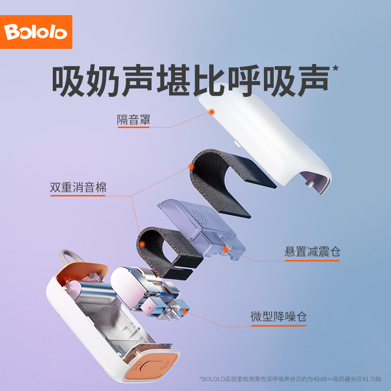 波咯咯双边电动无痛按摩母乳吸奶器 波咯咯喂养家吸奶器