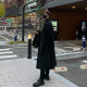 New winter double-sided over-knee handsome British coat