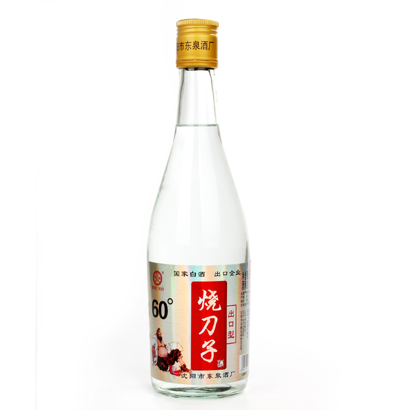 东旺东北烧刀子白酒60度500ml*12瓶/箱高度白酒高粱酒玻璃瓶白酒 - 图0