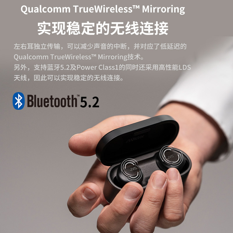 杰伟世ha-fw1000t真无线入耳式耳塞 风火轮电器蓝牙耳机