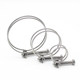 Stainless steel double steel wire throat clamp rubber tube clamp