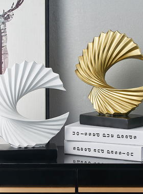 速发抽象公柜艺术品电厅客视柜轻奢创意摆件玄关装饰品办酒室摆设