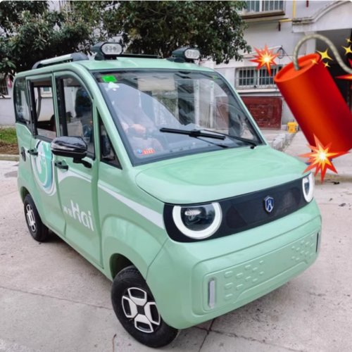 海宝电动三轮车自喷漆水云蓝车漆抹茶绿防锈油漆补漆划痕修复神器 - 图1