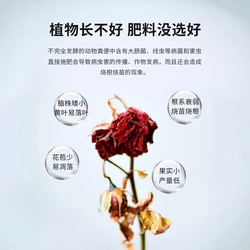 牛粪发酵有机肥种菜专用土60斤阳台养花绿植盆栽通用腐熟羊粪肥料 - 图1