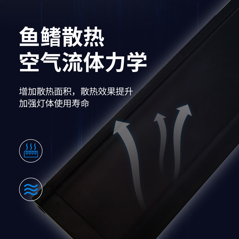 鱼缸灯led灯水草灯水族箱专用小型照明灯架防溅水夹灯草缸支架灯 - 图1