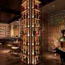 Iron Art Red Wine Rack Screen Beer Rack Bar Wall Wine Partition Wine Bar Creativity Bar Creativity Bar Locker