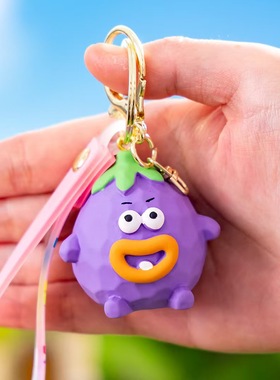 大嘴蔬菜潮玩盲盒手办造景摆件