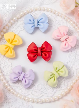 微景观蝴蝶结领结造景装饰摆件