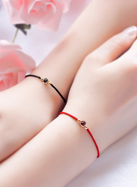 情侣手链一对本命年女男情侣款