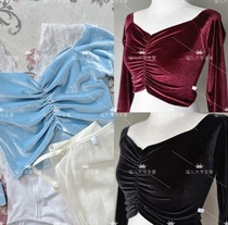 (Sold Without Supplements) Korea Velet ballet dancer Dancing Velvet Warm Warm-up Elastic Outer Lap