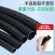 Thickened PE corrugated pipe with high temperature resistant thickened threading sleeve