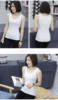 Women's solid color slim and versatile student suspender vest