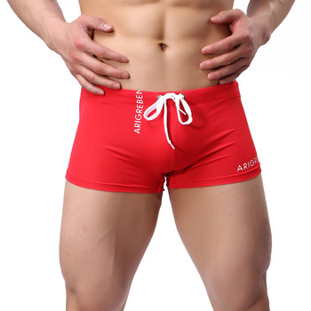 Sexy swim trunks men's swim trunks men's professional quick-drying anti-embarrassing boxer briefs hot spring trunks swim for boys