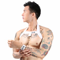 Бретельки 男士性感胸带夜店表演服束缚带欧美肌肉派对内衣肩带男仆装 Clever/menmode