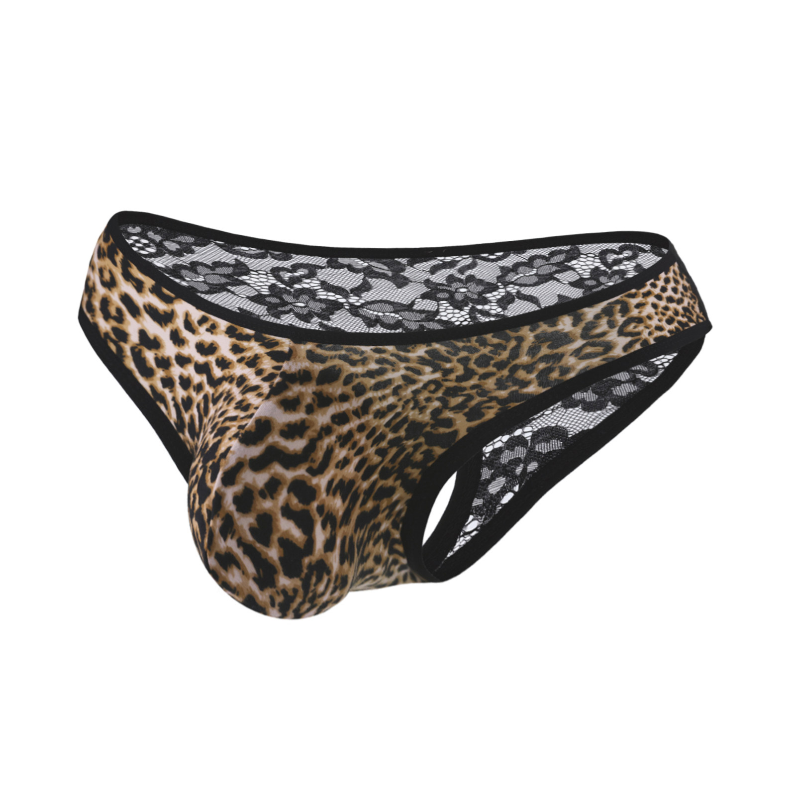 男士性感豹纹内裤低腰运动紧身三角裤高叉蕾丝透气小裤衩个性时尚,淘宝优惠券,粉丝福利购,淘宝优惠卷