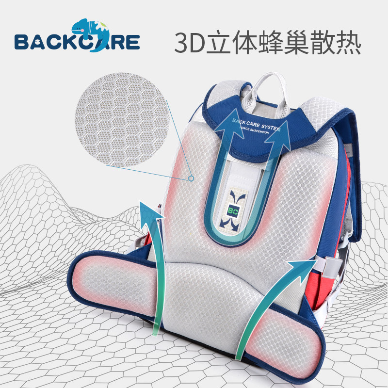 荷兰backcare小学生男六年级双肩包 backcare书包
