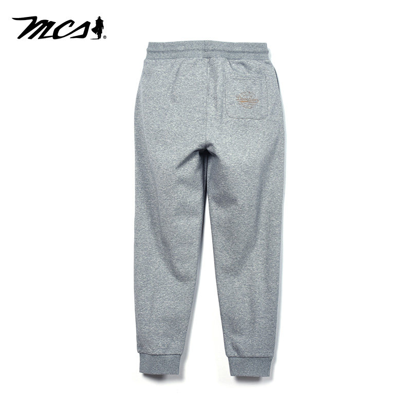 MCS男装源自万宝路秋季运动休闲合身版舒适卫裤束脚口系绳针织裤,淘宝优惠券,粉丝福利购,淘宝优惠卷