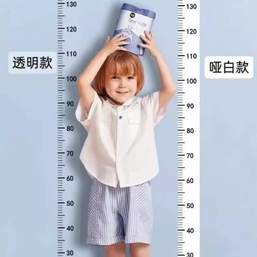 身高测量墙贴透明身高贴可移除不伤墙儿童测量身高神器精准身高尺 - 图3