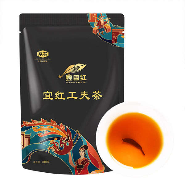 【湖北宜红茶】宜昌宜红工夫茶特级100g正宗高山茶五峰袋装茶叶