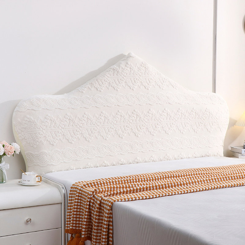 加高床头套罩全包新款凹凸异形半弧形遮丑靠背罩套盖布奶油风通用,淘宝优惠券,粉丝福利购,淘宝优惠卷