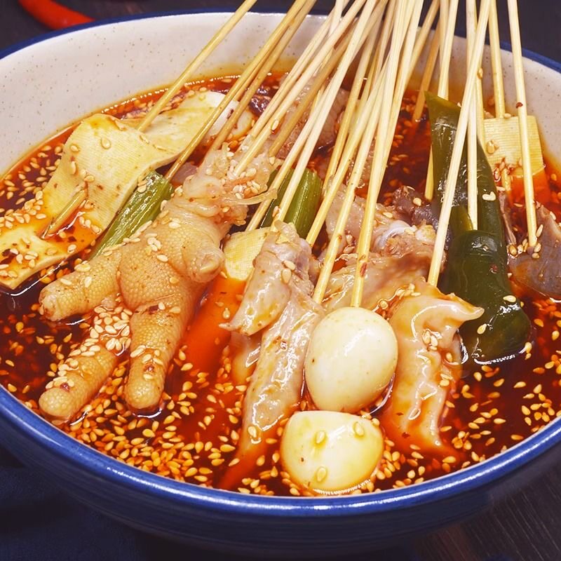 四川乐山钵钵鸡调料食材冷锅串串香特色美食特产火锅麻辣烫底料包