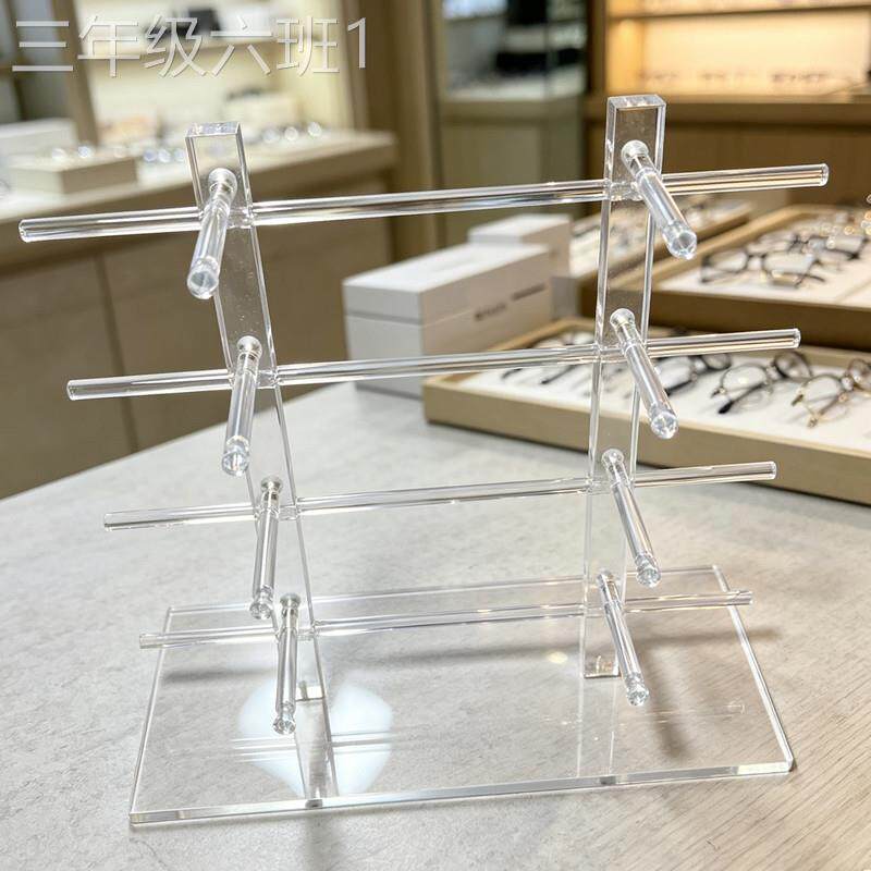 Universal household high-end eyewear cabinet, mirror display rack, Alex glasses display props display rack, table glasses collection