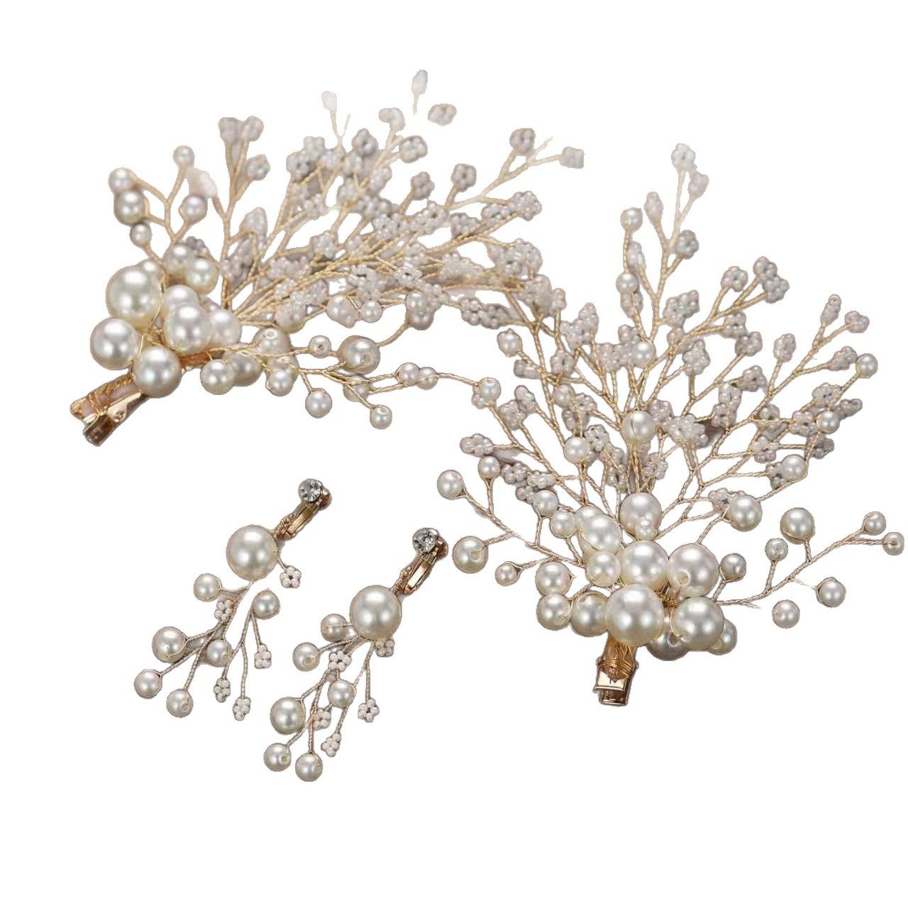 欧美公主发夹珍珠对夹女童超仙头花韩版走秀演出表演生日派对,淘宝优惠券,粉丝福利购,淘宝优惠卷