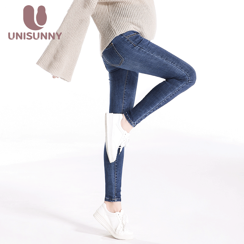 unisunny孕妇春秋外穿加绒打底裤 unisunny孕妇打底裤