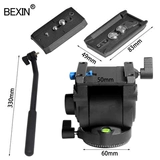 Камера, видеокамера, гидравлический штатив с рельсами