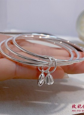 三生三世两世欢银手镯女简约百搭