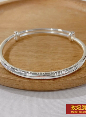 原创设计女银饰正生纯银纯银手镯
