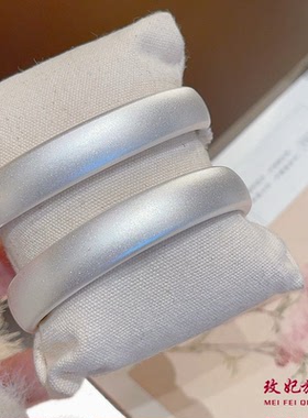 轮胎闭口纯银手镯女百搭时尚轻奢