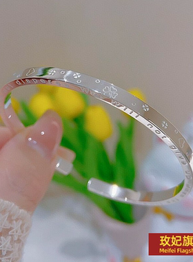 原创设计女银饰正生纯银纯银手镯