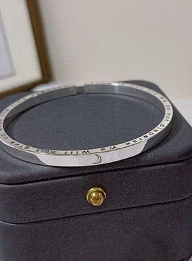 小众设计日月情侣纯银时尚手镯