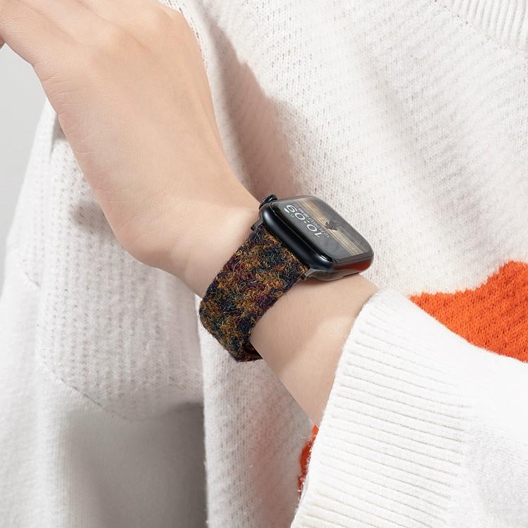 适用iwatch11表带S11苹果手表applewatch10夏季S10新款S9毛绒S8编织磁吸S7小众6代SE3女10创意ultra2高级智能 - 图2