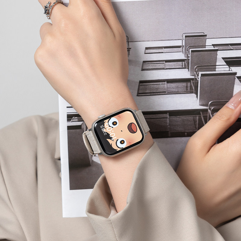 适用苹果s8手表applewatch8 s7表带 匠戴智能手表手环表带/腕带