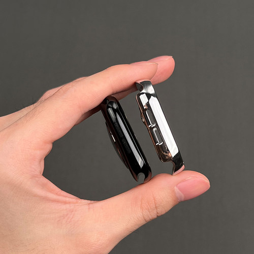 匠戴适用苹果S11手表保护壳iwatch10表壳S9保护套applewatch全包ultra钢化SE一体3防刮2防摔7表套6电镀保护膜 - 图1