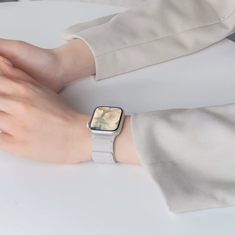 Звезда одного стиля | ремешок для часов Craftsman, подходящий для Apple S11, iwatch10, ремешок для Apple Watch9, магнитный S10 силиконовый S8 для запястья, Ultra женский SE3 спортивный 8 мужской 7 продвинутый новый летний