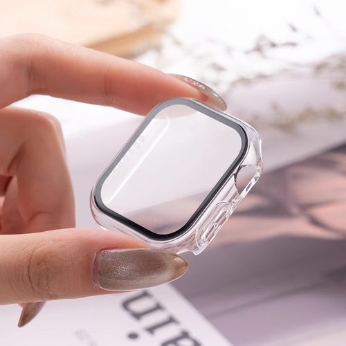 匠戴适用AppleWatch S11保护壳S10苹果iWatch9保护膜ultra手表11表壳8钢化膜7防刮防摔SE3表套高级保护套新款 - 图3