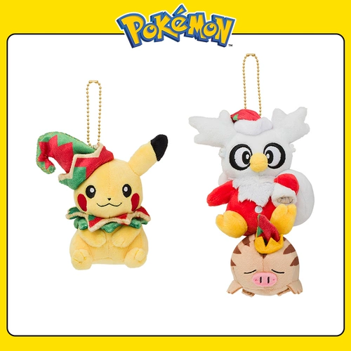 Рождественская плюшевая кукла, подвеска, покемон, 2022