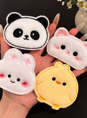 软萌小动物发夹少女百搭可爱发帖