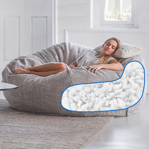 碎海绵颗粒填充物懒人沙发宠物窝狗窝玩偶枕头芯抱枕靠垫芯填充棉 - 图2