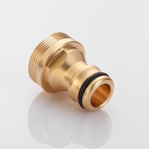 全铜洗衣机水龙头接头4分转6分出水嘴进水管止水奶嘴转换接头配件 - 图1