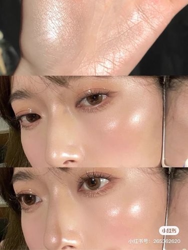 【试色】Rare Beauty赛琳娜丝滑高光Enlighten Mesmerize试色小样 - 图0