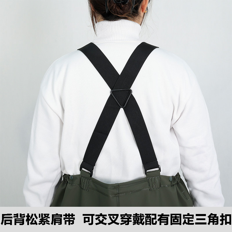 养殖裤防脏防水背带雨裤无靴下水裤半身雨裤防水服加厚水裤捕捞,淘宝优惠券,粉丝福利购,淘宝优惠卷